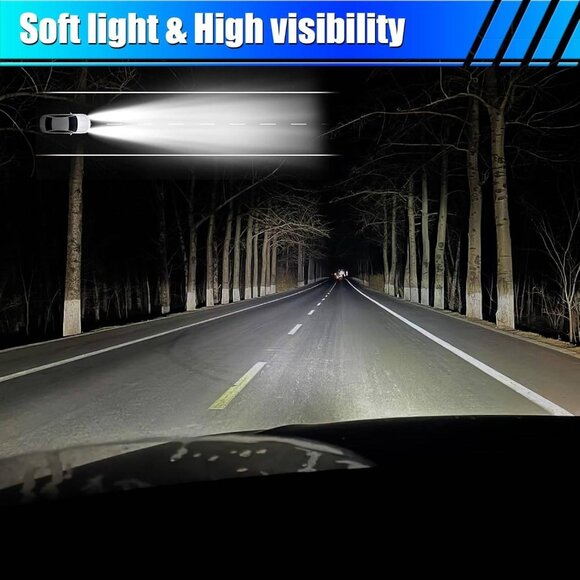 H11/H8/H9 Fog Light Bulbs – 6000K Cool White, 35000LM, Plug and Play - Picture 7 of 7